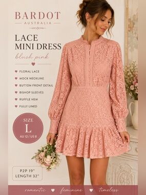 bardot kali tuck mini dress Bardot | Dresses | Nwt Bardot Womens Kali Tuck Mini Dress 2 Azure Floral  Off Shoulder Puff Sleeve